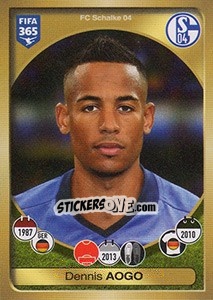 Figurina Dennis Aogo - FIFA 365: 2016-2017. South America - Panini