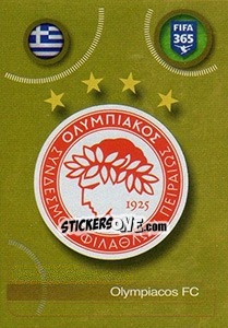 Sticker Olympiacos FC logo - FIFA 365: 2016-2017. South America - Panini