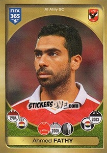 Sticker Ahmed Fathy - FIFA 365: 2016-2017. South America n. 614 - Panini