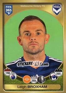 Cromo Leigh Broxham - FIFA 365: 2016-2017. South America - Panini