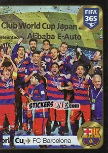 Sticker 2015 Winners (FC Barcelona) - FIFA 365: 2016-2017. South America - Panini