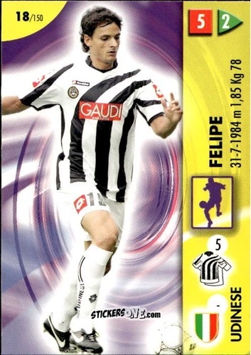 Cromo Felipe - Calcio Game 2006-2007 n. 18 - Panini