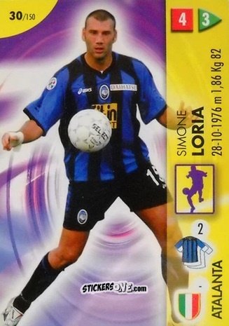 Figurina Loria - Calcio Game 2006-2007 n. 30 - Panini