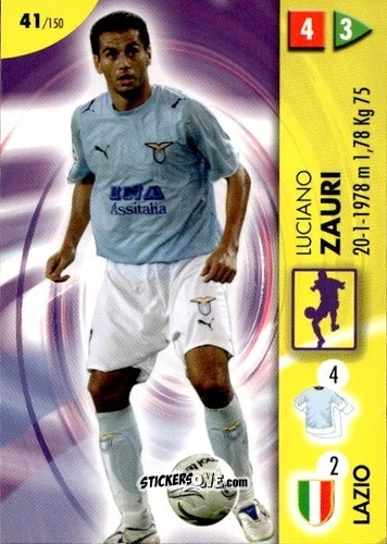 Sticker Zauri - Calcio Game 2006-2007 n. 41 - Panini
