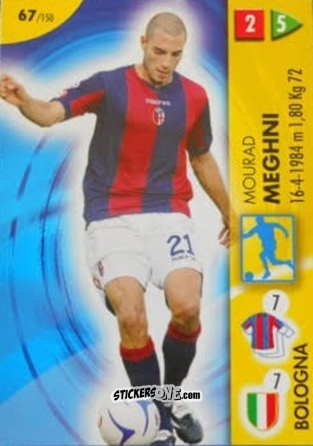 Cromo Meghni - Calcio Game 2006-2007 n. 67 - Panini