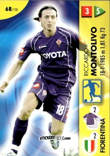 Figurina Montolivo - Calcio Game 2006-2007 n. 68 - Panini