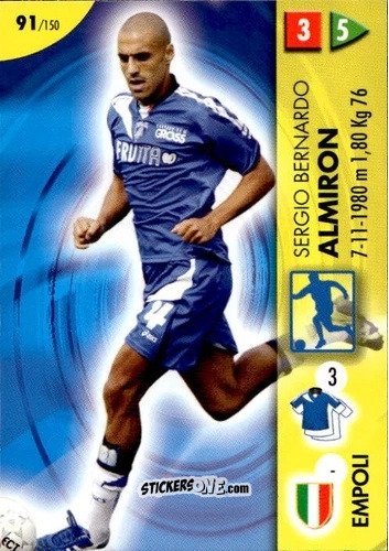 Cromo Almiron - Calcio Game 2006-2007 n. 91 - Panini