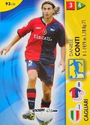 Sticker Conti - Calcio Game 2006-2007 n. 93 - Panini