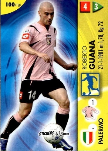 Cromo Guana - Calcio Game 2006-2007 n. 100 - Panini