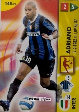 Figurina Adriano - Calcio Game 2006-2007 n. 145 - Panini