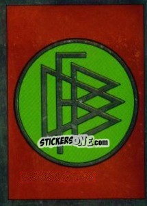 Sticker DFB Logo - German Football Bundesliga 1989-1990 - Panini