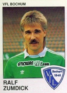 Sticker Ralf Zumdick - German Football Bundesliga 1989-1990 - Panini