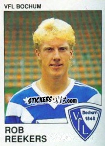 Sticker Rob Reekers - German Football Bundesliga 1989-1990 - Panini