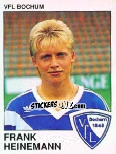 Cromo Frank Heinemann - German Football Bundesliga 1989-1990 - Panini