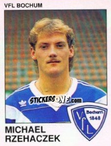 Cromo Michael Rzehaczek - German Football Bundesliga 1989-1990 - Panini