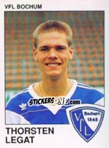 Cromo Thorsten Legat - German Football Bundesliga 1989-1990 - Panini