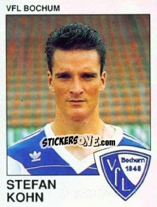 Cromo Stefan Kohn - German Football Bundesliga 1989-1990 - Panini