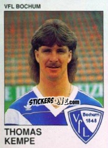 Sticker Thomas Kempe - German Football Bundesliga 1989-1990 n. 18 - Panini