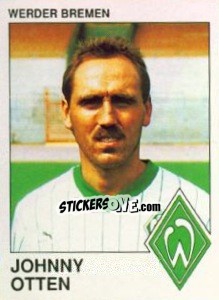 Sticker Johnny Otten - German Football Bundesliga 1989-1990 - Panini