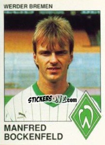 Cromo Manfred Bockenfeld - German Football Bundesliga 1989-1990 - Panini