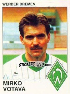 Cromo Mirko Votava - German Football Bundesliga 1989-1990 - Panini