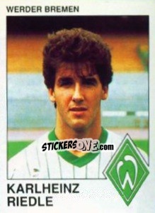 Sticker Karlheinz Riedle - German Football Bundesliga 1989-1990 n. 33 - Panini