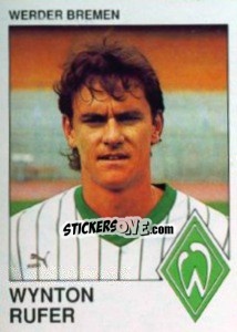 Figurina Wynton Rufer - German Football Bundesliga 1989-1990 - Panini