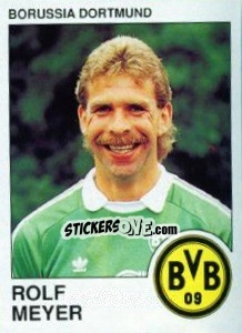 Cromo Rolf Meyer - German Football Bundesliga 1989-1990 - Panini