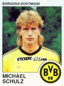 Sticker Michael Schulz - German Football Bundesliga 1989-1990 - Panini