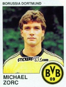 Cromo Michael Zorc - German Football Bundesliga 1989-1990 - Panini