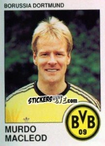 Cromo Murdo MacLeod - German Football Bundesliga 1989-1990 - Panini