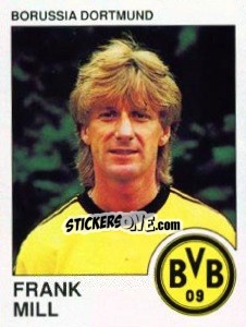 Cromo Frank Mill - German Football Bundesliga 1989-1990 - Panini