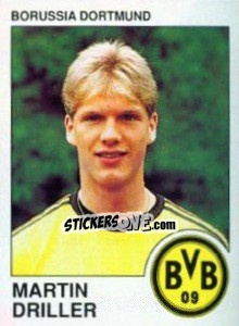 Cromo Martin Driller - German Football Bundesliga 1989-1990 - Panini