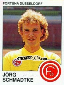 Sticker Jorg Schmadtke - German Football Bundesliga 1989-1990 - Panini