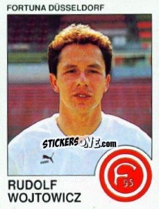 Sticker Rudolf Wojtowicz - German Football Bundesliga 1989-1990 - Panini