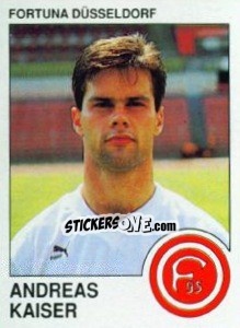 Figurina Andreas Kaiser - German Football Bundesliga 1989-1990 - Panini