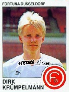 Cromo Dirk Krumpelmann - German Football Bundesliga 1989-1990 - Panini