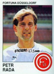 Cromo Petr Rada - German Football Bundesliga 1989-1990 - Panini