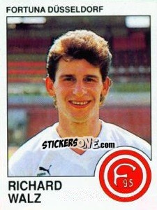 Sticker Richard Walz - German Football Bundesliga 1989-1990 - Panini