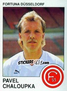 Sticker Pavel Chaloupka - German Football Bundesliga 1989-1990 - Panini