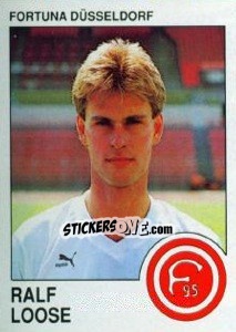 Sticker Ralf Loose - German Football Bundesliga 1989-1990 - Panini