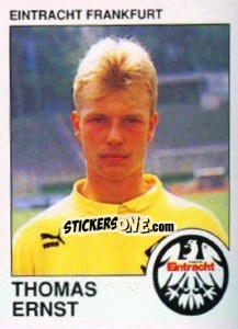 Cromo Thomas Ernst - German Football Bundesliga 1989-1990 - Panini