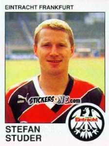 Sticker Stefan Struder - German Football Bundesliga 1989-1990 - Panini