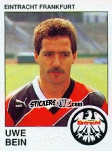 Sticker Uwe Bein - German Football Bundesliga 1989-1990 - Panini