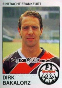 Cromo Dirk Bakalorz - German Football Bundesliga 1989-1990 - Panini