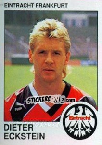 Sticker Dieter Eckstein - German Football Bundesliga 1989-1990 - Panini