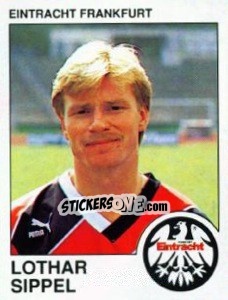 Figurina Lothat Sippel - German Football Bundesliga 1989-1990 - Panini