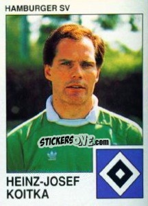 Cromo Heinz-Josef Kotika - German Football Bundesliga 1989-1990 - Panini
