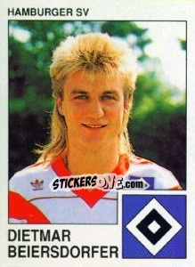 Cromo Dietmar Beiersdorfer - German Football Bundesliga 1989-1990 - Panini