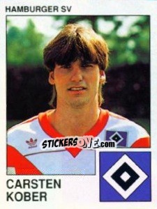 Cromo Carsten Kober - German Football Bundesliga 1989-1990 - Panini